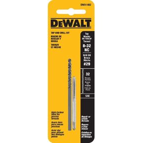 DRILL TAP SET, 8-32NC THRD 2PC