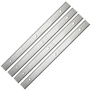 10-1/5-Inch HSS Planer Blades Cutters for SIP 01338, Elektra Beckum HC260C 260K, Record Power PT260, Metabo HC260C 260K Thickness Planer, Double Edges, 4 Pcs