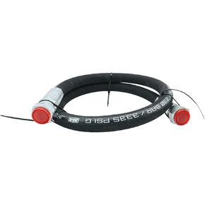 1/2" x 40" Universal Compressor Jumper Hose - High-Temperature 320°F, 1/2" NPT Male Connector, Both Sides Fittings Rotate Freely, 700 PSI