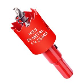 4 Inch / 102mm Hole Saw for Wood, Plastic Board, Ceiling,Drywall, PVC Boards, Fiberglas and Metal Sheet - HSS Bi-Metal Hole Cutter with Pilot Drill Bit (4-1/4"(108mm))