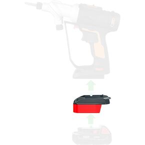 Adapter Upgrade for Worx 20v USA Version Type Tools to Milwaukee M18 Batteries (No Charging Function) - 1 Adapter Only