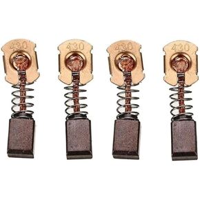 Premium Replacement Carbon Brushes CB430 for Makita Power Tools - Compatible with DGA452, DJV140, DJV180, BJS160, BJS161, BGA450, BGA452 (Set of 4)