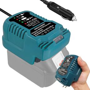 for Makita 18V Battery Replacement Charger,Portable Mini Fast Charger,for Makita Car Charger,Cigarette Lighter Plug (only for 18V Battery)