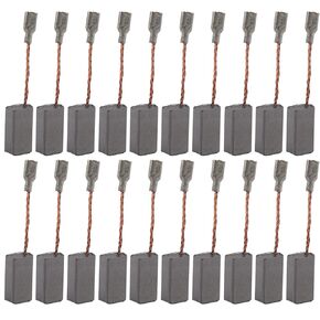 Carbon Brushes Replacement 100 Carbon Brush, Pack of 20 Model 100 Replaceable Great Conductive Carbon Brush Motor Replacement Part Carbon Brush Mounts
