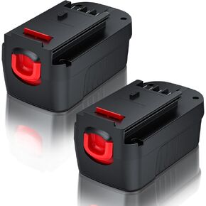 Bonadget Upgraded 5.0Ah 18V Battery Replacement Compatible with Black and Decker 18V Battery Replacement HPB18 HPB18-OPE 244760-00 A1718 FS18FL FSB18 for Black & Decker 18 Volt Ni-Mh Battery 2Pack