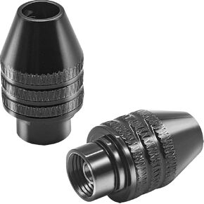 2Pcs Multi Quick Change Keyless Chuck Replacement, 4486 Keyless Chuck,Ideal for 1/32" (0.8mm) to 1/8" (3.2mm) Shank Rotary Tool Accessories