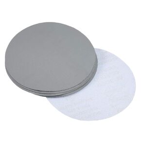 uxcell 7 Inch Gray Dry Sanding Discs Flocking Sandpaper 5000 Grits 10 Pcs