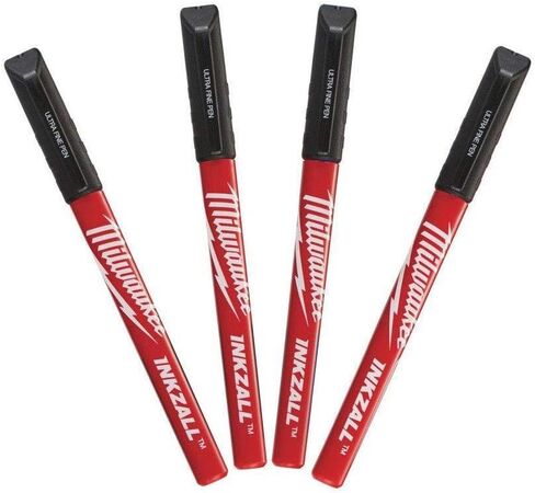 Milwaukee PEN FINE POINT ULTRA BLACK 4PK 48-22-3164 in Saudi Arabia