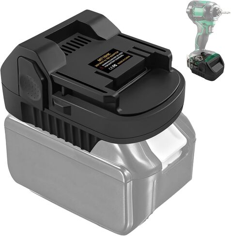 Adapter for Makita 18V Lithium Battery Converter for Metabo18V&Hitachi 18V Battery, to Metabo HPT 18V Battery Convert to for Hitachi 18V Lithium Cordless Tool and Metabo18V (Not 36V) Slide Style Tools in Saudi Arabia
