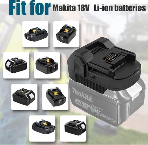 Adapter for Makita 18V Lithium Battery Converter for Metabo18V&Hitachi 18V Battery, to Metabo HPT 18V Battery Convert to for Hitachi 18V Lithium Cordless Tool and Metabo18V (Not 36V) Slide Style Tools in Saudi Arabia