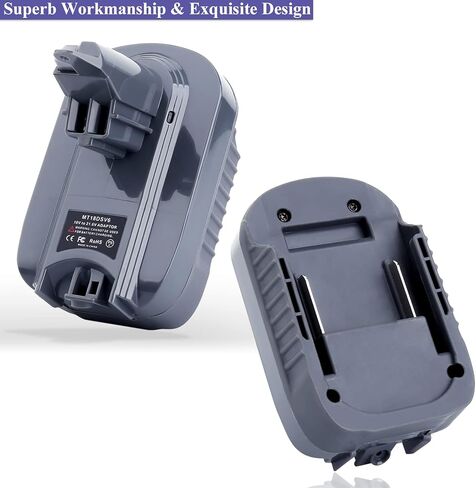 محول بطارية Lasica V6 متوافق مع بطارية ليثيوم ماكيتا 18 فولت LXT لسلسلة دايسون V6 مكانس SV03 SV04 SV09 DC62 DC59 بطارية رأس المحرك المطلقة الحيوانية in Kuwait