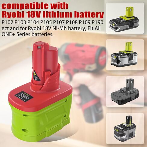 من أجل Ryobi 18 فولت إلى محول بطارية Milwaukee 12 فولت، تحويل لاستخدام بطارية Ryobi 18 فولت لأدوات بطارية Milwaukee M12 in Kuwait
