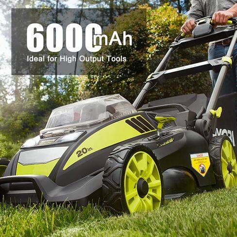 2 حزمة استبدال بطارية ليثيوم OP4060 6.0Ah 40V لبطارية Ryobi 40V، متوافقة مع أدوات الطاقة Ryobi 40V OP4040 OP4026 OP4030 OP4050 OP4060A in Kuwait