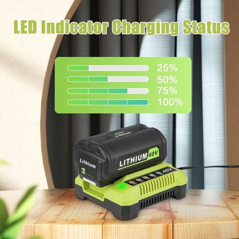 2 حزمة استبدال بطارية ليثيوم OP4060 6.0Ah 40V لبطارية Ryobi 40V، متوافقة مع أدوات الطاقة Ryobi 40V OP4040 OP4026 OP4030 OP4050 OP4060A in Kuwait