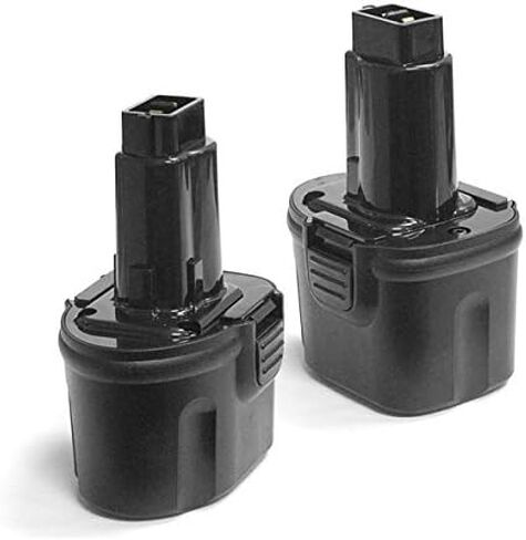 ExpertPower 2 Pack 7.2v 2000mAh NiCd Battery for Dewalt DW9057 DE9057 DE9085 DW920K DW920K-2 DW920K2 DW925K DW925K-2 DW925K2 DW968K in Kuwait