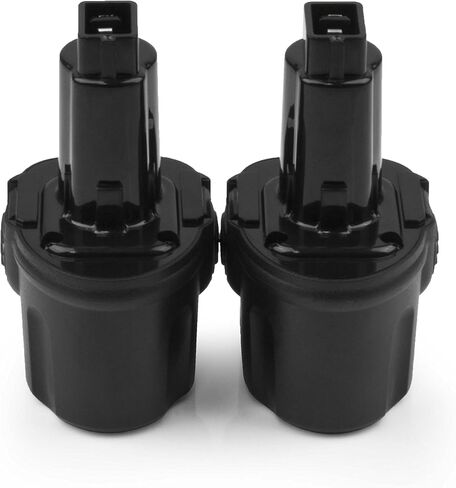 ExpertPower 2 Pack 7.2v 2000mAh NiCd Battery for Dewalt DW9057 DE9057 DE9085 DW920K DW920K-2 DW920K2 DW925K DW925K-2 DW925K2 DW968K in Kuwait