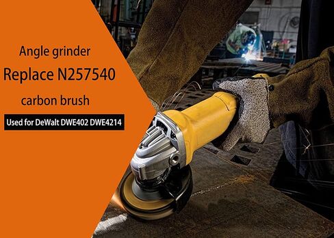 يستبدل فرشاة الكربون N257540 وفرشاة طاحونة الزوايا لتكون متوافقة مع DeWalt DWE402/DWE4214. يمكن أن يؤدي استبدال أجزاء طاحونة الزوايا إلى استعادة الأداء الفعال لطاحونة الزوايا (4 مجموعات) in Saudi Arabia