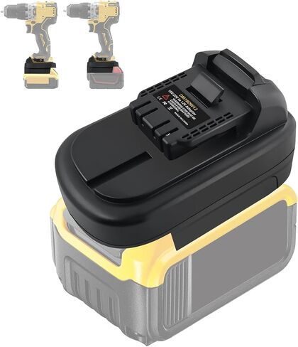 Battery Adapter for Dewalt 20V to 12V Power Tools, DM18DW12 Adapter Converter for Dewalt 20V & Milwaukee M18 18V to Replace for Dewalt 12V Li-ion Battery(Adapter Only) in Kuwait