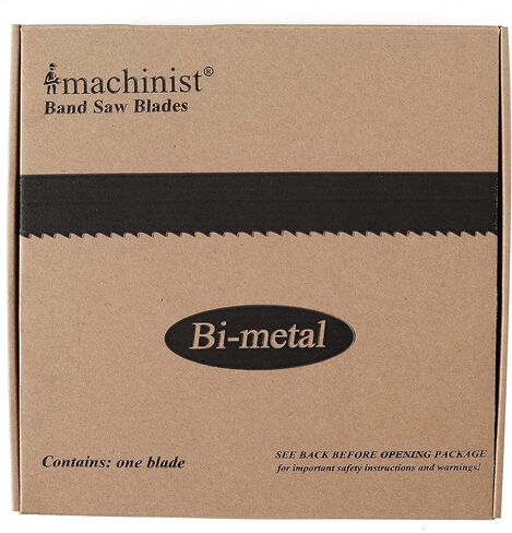 Imachinist S11534812 M42 115 بوصة × 3/4 بوصة × 0.035 بوصة × 8/12 TPI، شفرات منشار حزامي معدنية ثنائية المعدن، أسنان متغيرة in Saudi Arabia