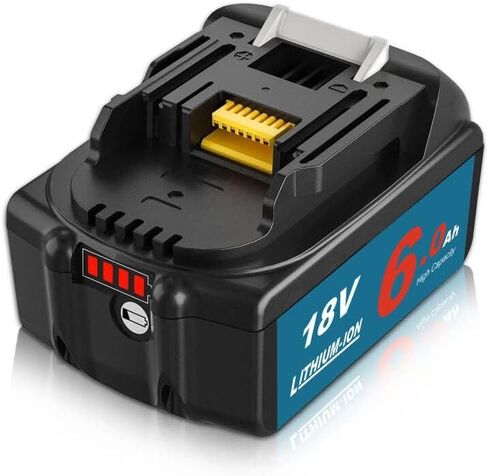 BL1860B Replacement Battery for Makita 18V Battery 6.0Ah Compatible with Makita 18V Lithium ion Battery BL1815 BL1860B BL1860 BL1850 BL1850B BL1840 BL1830 Compatible with Makita 18 Volt Chargers Blue in Kuwait