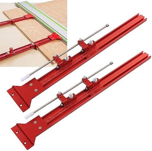 Parallel Guide Rail System Circular Saw Track Set Woodworking 90 Degree Guide Rail Joining Set T-Track Miter Track Guide Auxiliary Tool for Electric Circular Saw in Saudi Arabia