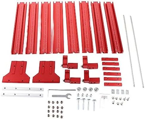 Parallel Guide Rail System Circular Saw Track Set Woodworking 90 Degree Guide Rail Joining Set T-Track Miter Track Guide Auxiliary Tool for Electric Circular Saw in Saudi Arabia