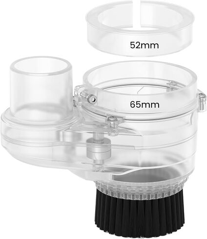 2-in-1 65mm & 52mm CNC Dust Shoe, Compatible with Most 65mm/52mm Spindle Motor Router, Hose Adapter 38mm (1.5″) in Kuwait