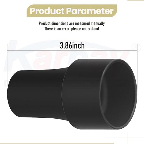 VAC004 2-1/2 بوصة خرطوم إلى 35 ملم محول منفذ خرطوم الغبار لـ BOSCH 4000 ، 4212 ، 4410 ، RA1180 ، RA1182 ، RA1200 ، RA1171 ، RA1181 SAW ، طرازات خرطوم VAC005 ، VAG006 ، VAG007 ، VAC02 ، BB1209 in Kuwait