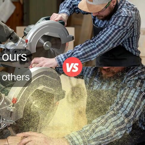 قطعتان من أكياس تجميع الغبار لمنشار ميتري 255، ملحقات منشار طاولة عالية السعة / غطاء غبار مع سحاب وحامل سلكي قابل للتعديل، لقطع حزام الصنفرة منشار قطري in Kuwait