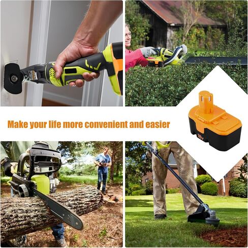 2 حزمة ترقية إلى 3600 مللي أمبير Ni-Mh بديلة لبطارية Ryobi 18V متوافقة مع بطارية Ryobi 18 فولت P100 P101 ABP1801 ABP1803 BPP1820 130224028 130224007 أدوات كهربائية لاسلكية 18 فولت (أصفر) in Kuwait
