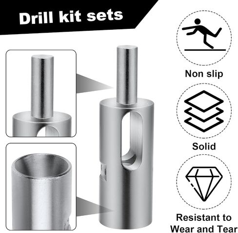 Easy Twist Wire Tool, 11 Gauge Drill Chuck Tool Efficient Electrician Drill Chuck Drill Chuck Tool Kit Wire Twister Tool for 3/8 Keyless Chuck Drill Fence Home Garden Workshops Garages in Saudi Arabia