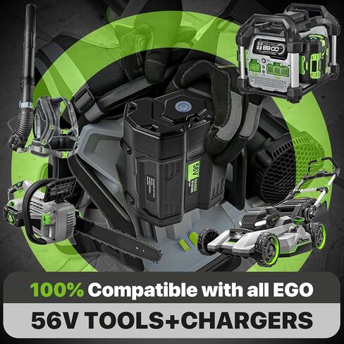 بطارية بديلة 56 فولت 5.0 أمبير في الساعة لبطارية EGO 56 فولت BA2800 BA2800T BA4200 BA1400 BAT1400T BA5600T 56 فولت، متوافقة مع أدوات الطاقة EGO 56V CS1604 CS1804 CS1403 HT2400 LB6504 LB5804 in Kuwait