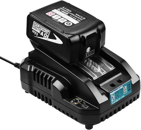 بطارية بديلة وشاحن 18 فولت 6.0 أمبير BL1860B متوافق مع بطارية ماكيتا 18 فولت ليثيوم BL1860 BL1860B BL1850 BL1845 BL1840 BL1830 BL1820 BL1815 LXT400 بطاريات الأدوات الكهربائية in Kuwait