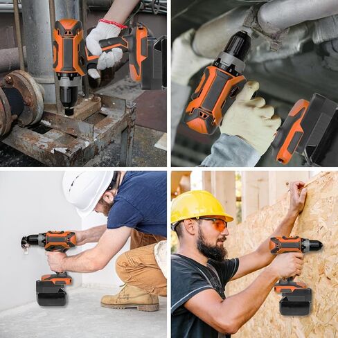 Adapter Convert for DeWalt/for Milwaukee to Ridgid AEG, DM18AR Battery Converter for DeWalt 20V&for Milwaukee M18 18V Lithium Battery to Work with for Ridgid AEG 18V Hyper Li-ion Power Tools in Saudi Arabia