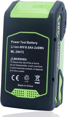 بطارية 6000 مللي أمبير 40 فولت متوافقة مع GreenWorks G-MAX 40 فولت 29472 29462 29252 20202 22262 25312 أدوات كهربائية بالمنشار اللاسلكي in Kuwait