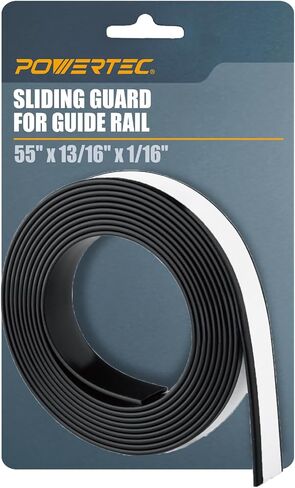 POWERTEC Track Saw Guide Rail Slide Strip, 55" Sliding Guard for Makita, Festool, Milwaukee, POWERTEC Guide Rails, 1PK (71911) in Saudi Arabia