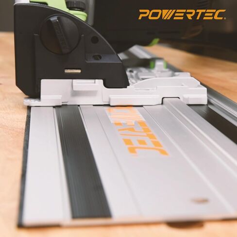 POWERTEC Track Saw Guide Rail Slide Strip, 55" Sliding Guard for Makita, Festool, Milwaukee, POWERTEC Guide Rails, 1PK (71911) in Saudi Arabia