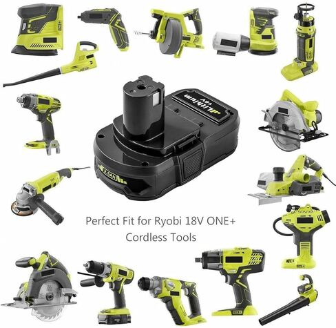 بطارية بديلة لـ Ryobi P206 P204 P2102 P234G P2603 P203 P271 P540 P215 P235 P271 P238 P214 P2850 P2109 P2102 P2809 P2002 P2008 P2102 P2108 P2200 P225 P222 P2210 P261 ص262 ص271 in Kuwait