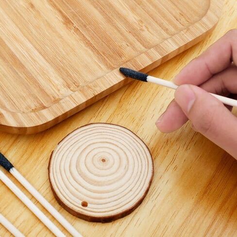 20Pcs Black Sanding Sticks Double End Matchsticks Twigs 120/280 Grit Fine Detailing Polishing Tool for Plastic Models Miniatures Wood Hobby Stuffers，Power Sander Parts,Accessories，Detail Sander Paper in Saudi Arabia
