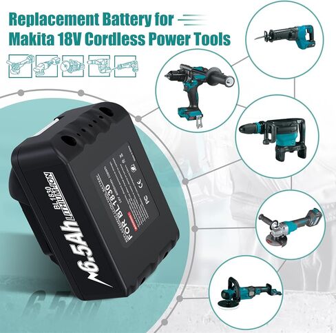 Bonacell 4Pack 18V Replacement for Makita Battery 18V, Compatible with Makita 18V Battery BL1860 BL1850 BL1840 BL1830 BL1820 BL1815B LXT400 in Kuwait