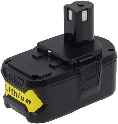 2 حزمة P108 4.0Ah 18V بطارية ليثيوم بديلة، بطارية أدوات كهربائية لاسلكية مع مؤشر LED، متوافقة مع بطارية RYB 18V P104 P105 P100 P102 P103 P107 P109 P122 in Kuwait