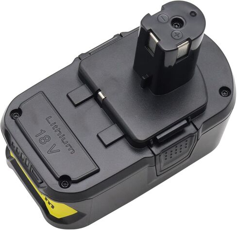 2 حزمة P108 4.0Ah 18V بطارية ليثيوم بديلة، بطارية أدوات كهربائية لاسلكية مع مؤشر LED، متوافقة مع بطارية RYB 18V P104 P105 P100 P102 P103 P107 P109 P122 in Kuwait