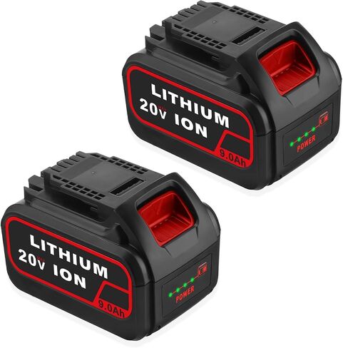 20V 9.0Ah DCB209 Replacement Battery Compatible with Dewalt 20V DCB200 DCD DCF DCG Series Cordless Power Tools with LED Indicator in Saudi Arabia