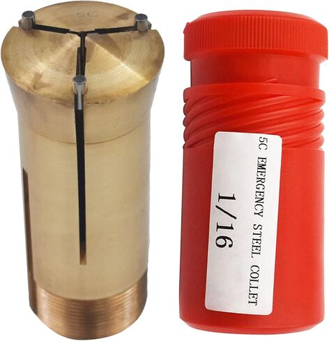 1/16 Inch (0.0625) Accuracy 5C Emergency Brass Collet Fit for Holding Soft or Delicate Work Pieces Lathe & Fixtures in Saudi Arabia