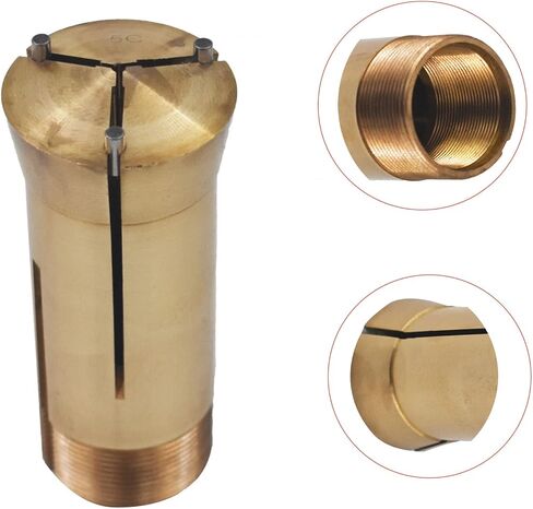 1/16 Inch (0.0625) Accuracy 5C Emergency Brass Collet Fit for Holding Soft or Delicate Work Pieces Lathe & Fixtures in Saudi Arabia