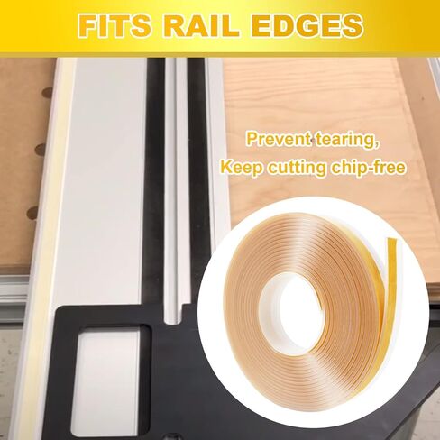 495209 يناسب Festool Track Saw Rail استبدال شريط منشار السكك الحديدية لـ Festool Track Saw Rail بطول 200 بوصة، وعرض 27/32 بوصة، وسمك 1/16 بوصة، وشريط سبلاش بديل شفاف in Saudi Arabia