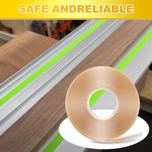 495209 يناسب Festool Track Saw Rail استبدال شريط منشار السكك الحديدية لـ Festool Track Saw Rail بطول 200 بوصة، وعرض 27/32 بوصة، وسمك 1/16 بوصة، وشريط سبلاش بديل شفاف in Saudi Arabia