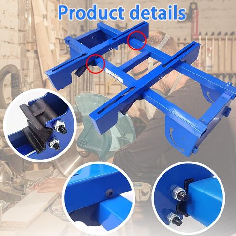 دعامات تثبيت منشار ميتري/حوامل أدوات تناسب DMS01A، وحامل منشار ميتري DMS03A (PM-7002) (أزرق) in Saudi Arabia