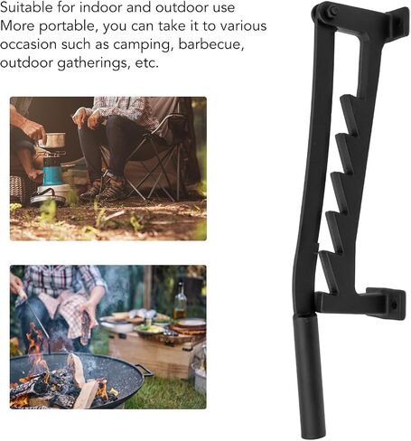 Wall Mounted Firewood Splitter, High Carbon Steel Manual Log Splitter Wall Mounted Kindling Wood Splitter for Efficient Splitting Outdoor Camping in Saudi Arabia