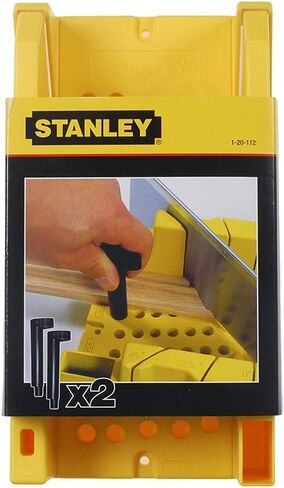 Stanley 1-20-112 Saw Storage Miter Box of plastic, Black in Saudi Arabia